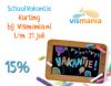 15% Vakantie korting bij Vismania.nl